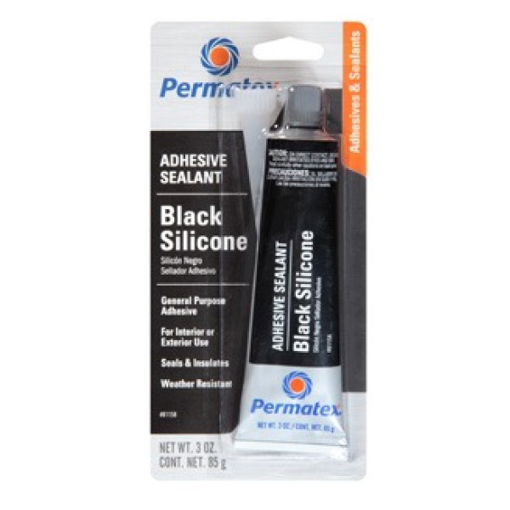 Picture of 81158 - BLACK SILICONE ADHESIVE SEALANT
