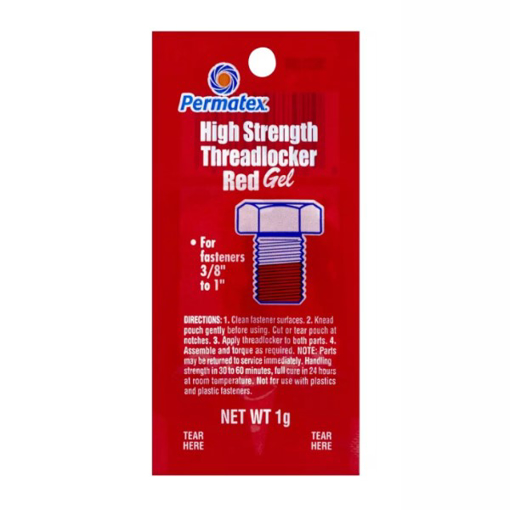 Picture of 9979 - SINGLE-USE HIGH STRENGTH THREADLOCKER RED GEL