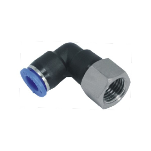 Picture of IPLF08-02 - Female Elbow Push In Fitting - Tube To Female Thread - Technopolymer - 8 mm Tube To 1/4"