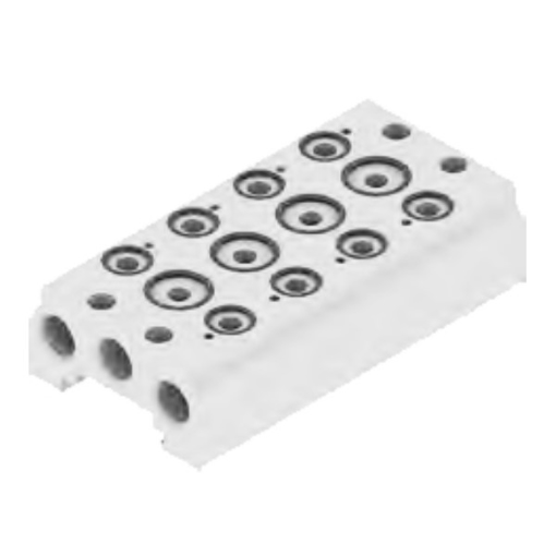Picture of 888.04 - Eco22 Valve Base Manifold 4 Station