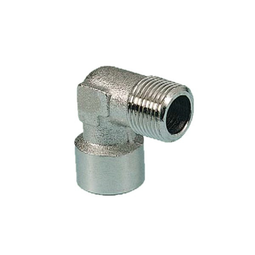 Picture of 11014 - Elbow - Male Thread To Female Thread - Nickel Plated Brass - 1/4" To 1/4"