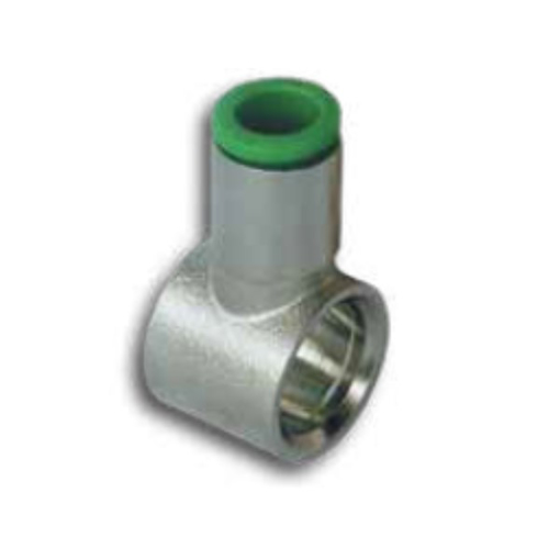 Picture of 130814 - Male Banjo Elbow Push In Fitting - Body Only - Technopolymer - 8 mm Tube To  1/4"