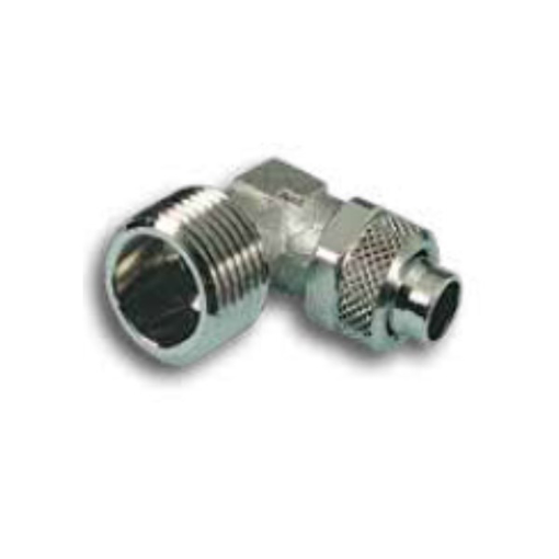 Picture of 30506M5 - Male Elbow Push On Connect Fitting - Tube To Thread - Nickel Plated Brass - 6 mm To M5