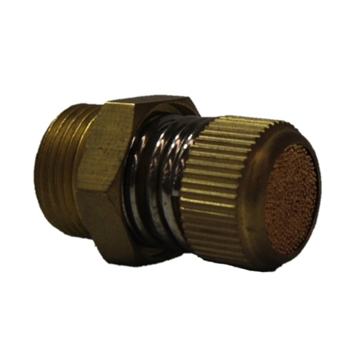 Picture of SVE12 - Silencer - Exhaust Flow Control Cone Shape - Brass - 1/2"