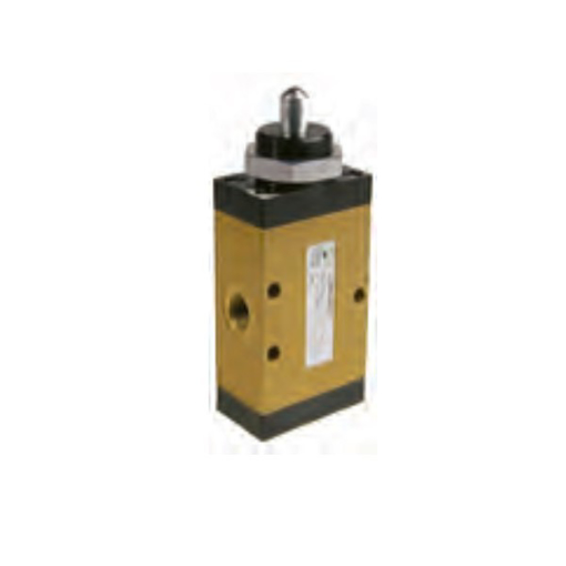 Picture of 224.32.1.1 - Mechanical Valve 1/4 Inch 3/2 N/C Tappet Panel Spring