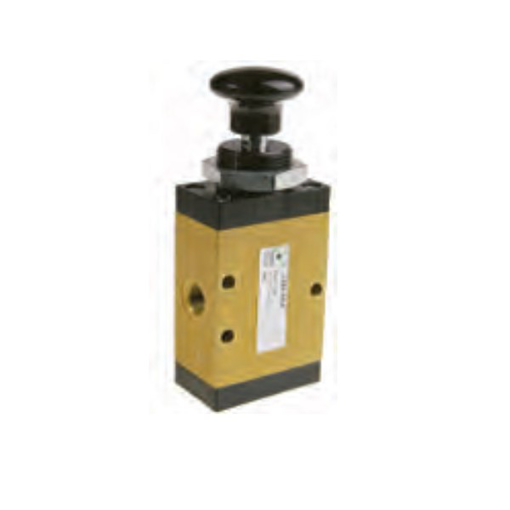 Picture of 224.32.8 - Mechanical Valve 1/4 Inch 3/2 N/C Push Button 2 Positions