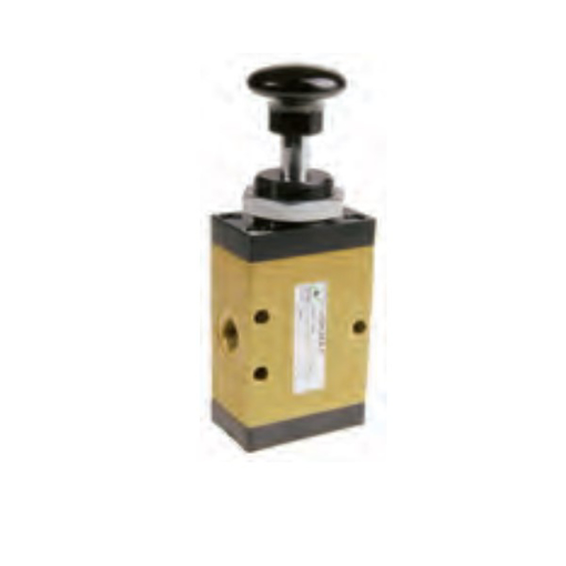 Picture of 224.32.8.1 - Mechanical Valve 1/4 Inch 3/2 N/C Push Button Spring