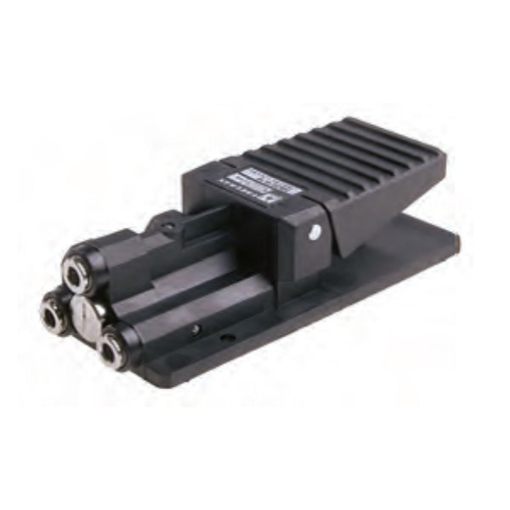 Picture of 228.52.10.1PX - Mechanical Valve 1/8 Inch 5/2 Pedal Plastic Mini S/S Spool