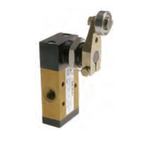 Picture of 228.32.4.1 - Mechanical Valve 1/8 Inch 3/2 Lever Roller Lat Bidirect Spr