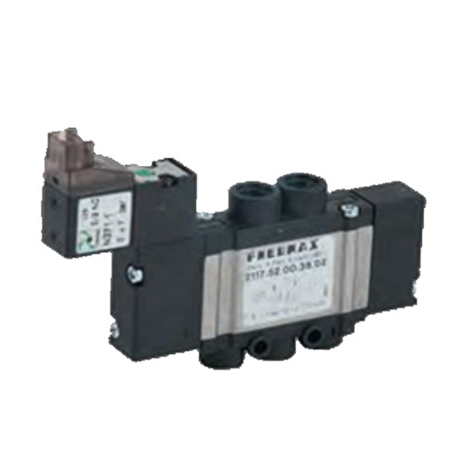 Picture of 2135.52.00.39.02 - Solenoid Valve 10Mm Flat - Series 2000 5/2 Sol Spring + Coil