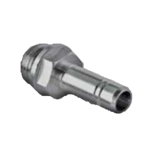 Picture of 0606M5 - Hose Adaptor - Male Thread To Stem - Nickel Brass 