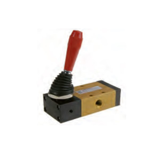 Picture of 224.32.9/2 - Mechanical Valve 1/4 Inch 3/2 N/C Lever Lateral 2 Positions