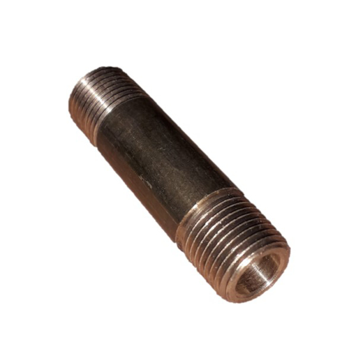 Picture of 113-4 - PIPE NIPPLE - BRASS LONG 1/4"