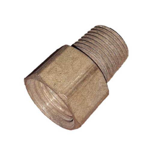 Picture of F24-4 - MALE CONNECTOR - BRASS 1/4" X 1/8"