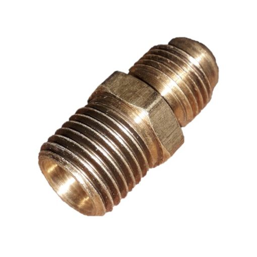 Picture of F48-5A - MALE CONNECTOR - BRASS 5/16 " X1/4"