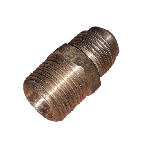 Picture of F48-6B - MALE CONNECTOR - BRASS MALE 3/8" X 3/8"