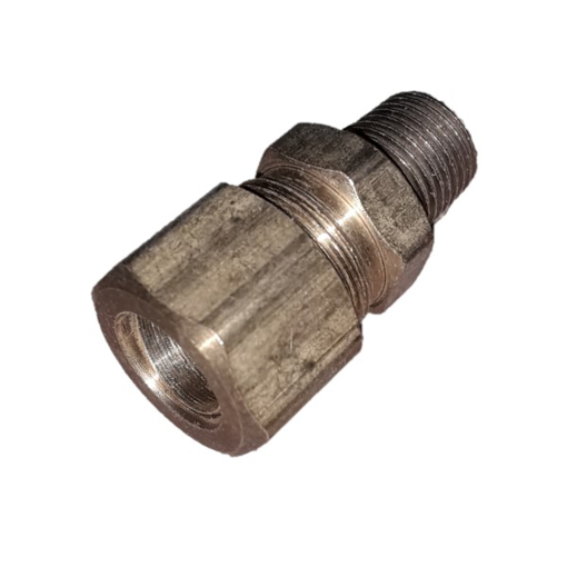 Picture of F48-8A - MALE CONNECTOR - BRASS 1/2" X 1/2"