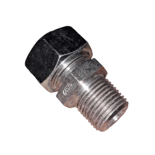 Picture of U1218 - MALE CONNECTOR - IMPERIAL STEEL 18MM OD X 1/2"