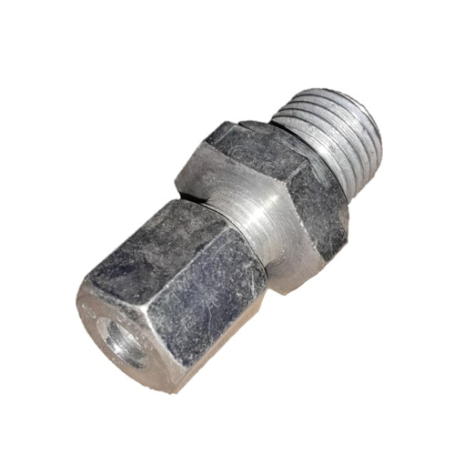 Picture of UM148 - MALE CONNECTOR - METRIC STEEL 8MM OD X M14