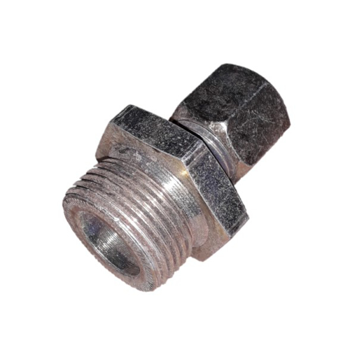 Picture of UM228 - MALE CONNECTOR - METRIC STEEL 8MM OD X M22