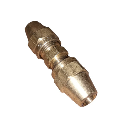 Picture of 62AB-4 - LINE CONNECTOR - BRASS 1/4" X