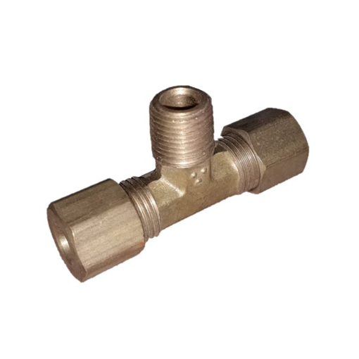 Picture of 72-4 - MALE BRANCH TEE - BRASS 1/4" X 1/8"