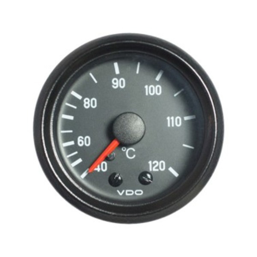 Picture of 180-035-005G - Temperature Gauge Coolant Cockpit International 52mm 40 - 120C Black 4000mm Capillary