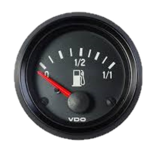 Picture of 301-040-002C - Tank Level Gauge Fuel Cockpit International 52mm 24V E - F Black 3 - 90 Ohm
