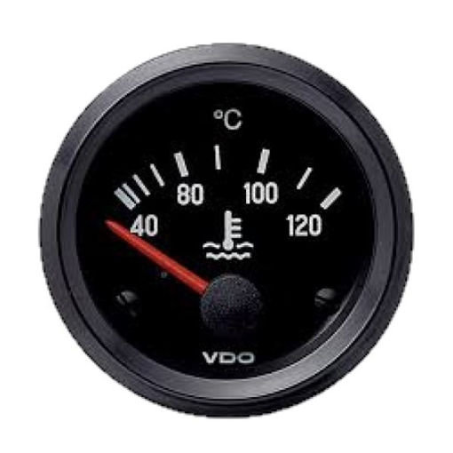 Picture of 310-030-002C - Temperature Gauge Coolant Cockpit International 52mm 12V 40 - 120C Black