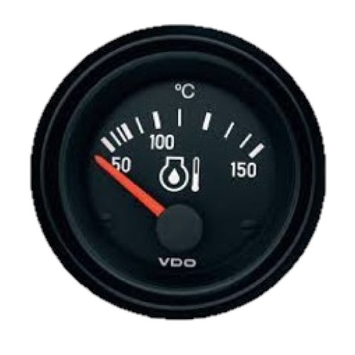 Picture of 310-040-003C - Temperature Gauge Coolant Cockpit International 52mm 24V 50 - 150C Black