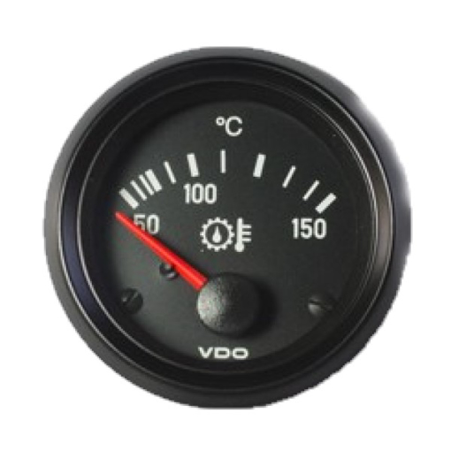 Picture of 310-040-015C - Temperature Gauge Transmission Cockpit International 52mm 24V 50 - 150C Black