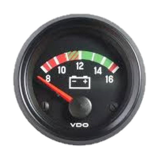Picture of 332-040-001C - Voltmeter Cockpit International 52mm 24V 16 - 32V Black
