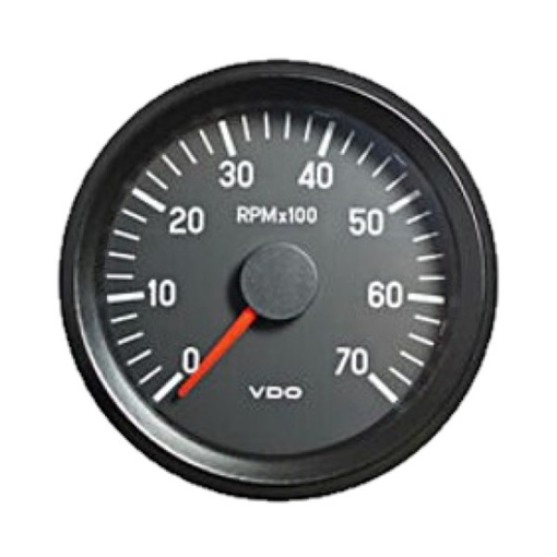 Picture of 333-015-001K - Tachometer Engine RPM Cockpit Vision 90 mm 12V 7000 RPM Black
