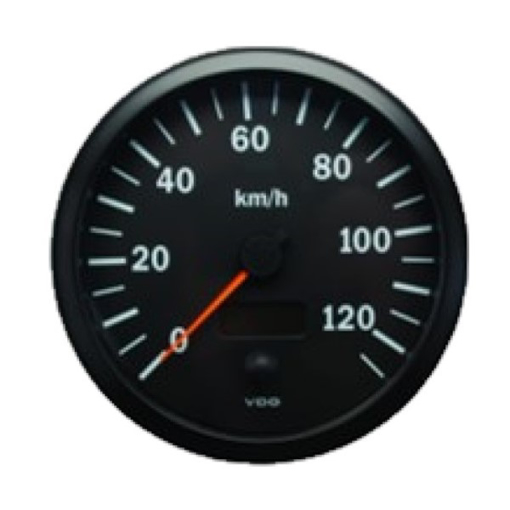 Picture of 437-015-038C - Speedometer Cockpit Vision 140mm 12V 125 Km/H Black