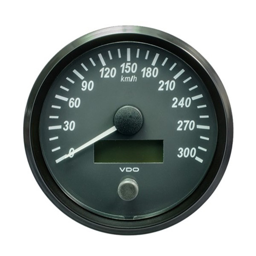 Picture of A2C3832830030 - Speedometer Singleviu 100mm 12/24V 300 Km/H Black