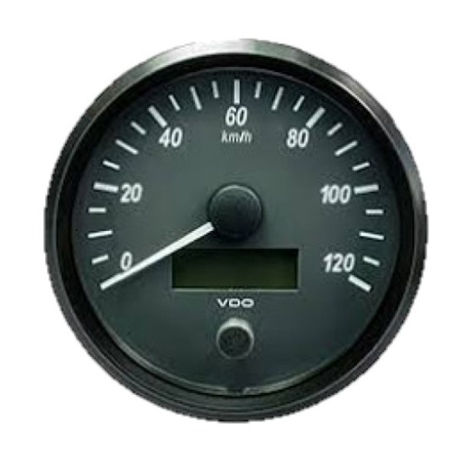 Picture of A2C3832860030 - Speedometer Singleviu 100mm 12/24V 120 Km/H Black