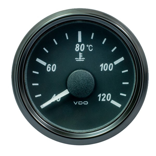 Picture of A2C3833320030 - Temperature Gauge Oil Singleviu 52mm 12/24V 40 - 120C Black
