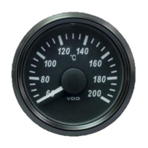 Picture of A2C3833520001 - Temperature Gauge Cylinder Head Singleviu 52mm 12/24V 60 - 200C Black