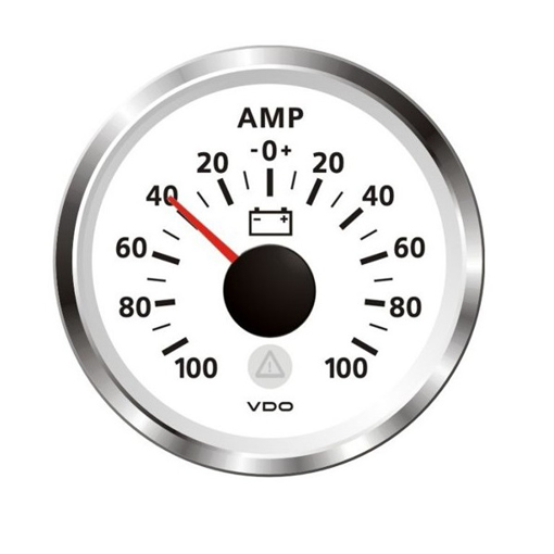 Picture of A2C59512312 - Ammeter Viewline 52mm 12/24V 100A