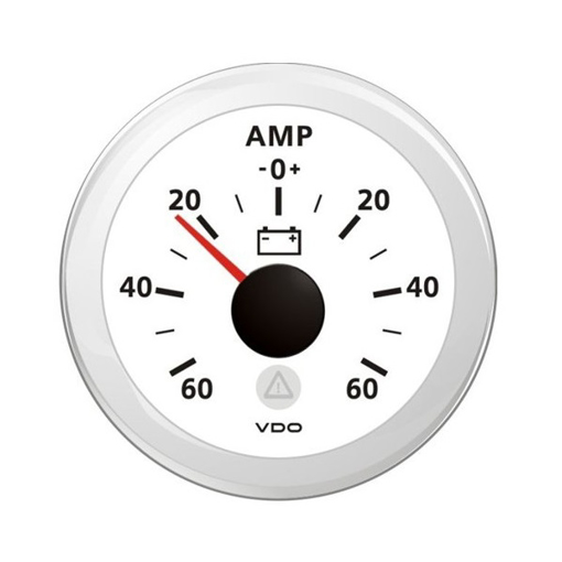Picture of A2C59512330 - Ammeter Viewline 52mm 12/24V 60A