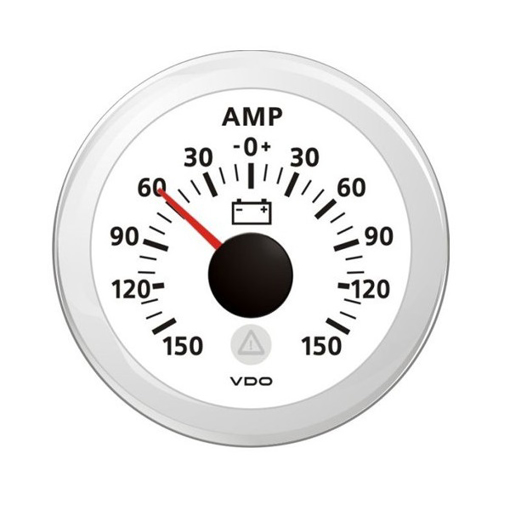 Picture of A2C59512331 - Ammeter Viewline 52mm 12/24V 150A