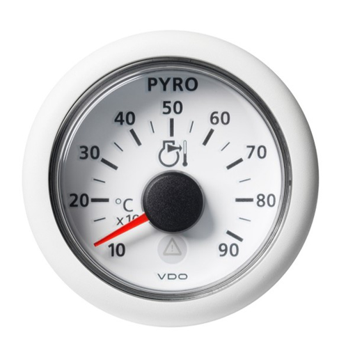 Picture of A2C59512333 - Temperature Gauge Pyrometer Viewline 52mm 12/24V 100 - 900C White