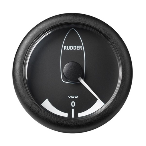 Picture of A2C59512410 - Rudder Angle Gauge Viewline 85mm 12/24V +45° Stb Black