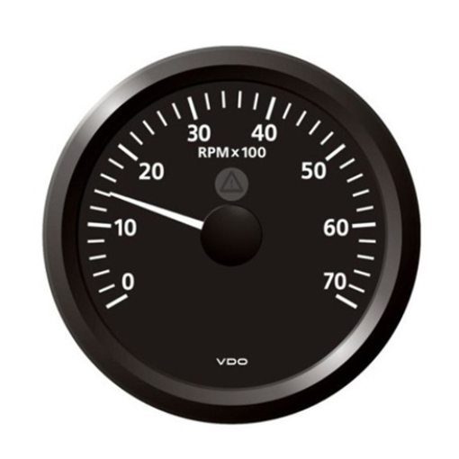 Picture of A2C59512438 - Tachometer Engine RPM Viewline 85 mm 12/24V 7000 RPM Black