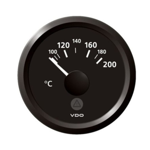 Picture of A2C59514156 - Temperature Gauge Cylinder Head Viewline 52mm 12/24V 60 - 200C Black