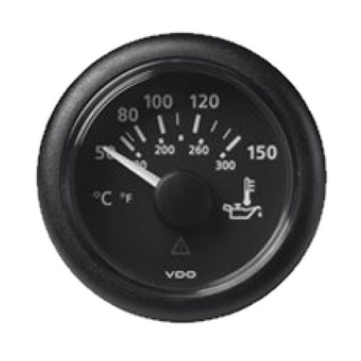 Picture of A2C59514160 - Temperature Gauge Oil Viewline 52mm 12/24V 50 - 150C Black