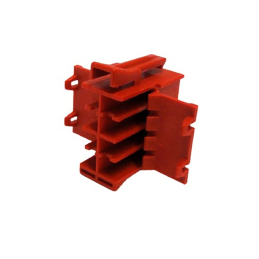 Picture of HS53-6600-083 - Tachograph Connector Housing 1318/1390 8-Pin Red