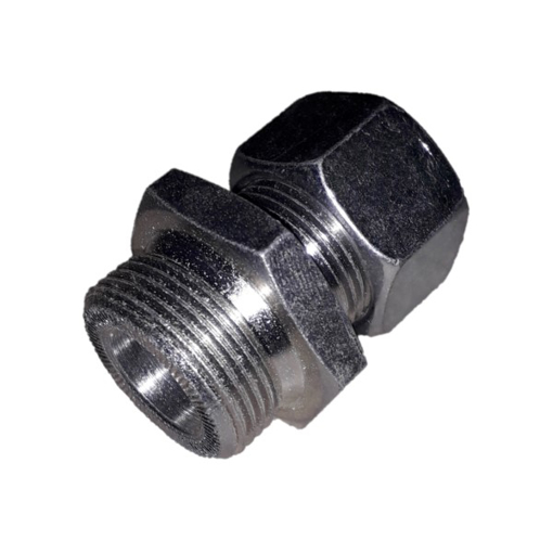 Picture of UM2615 - MALE CONNECTOR - METRIC STEEL 15MM OD X M26