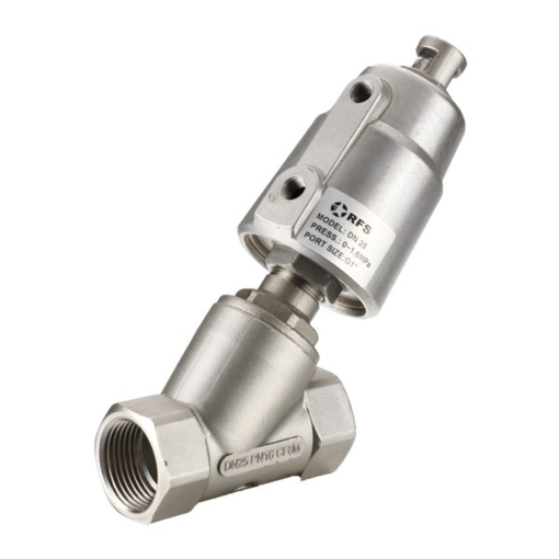 Picture of RJQ2263-25 - Angle Piston Valve D/A 1" Rfs-