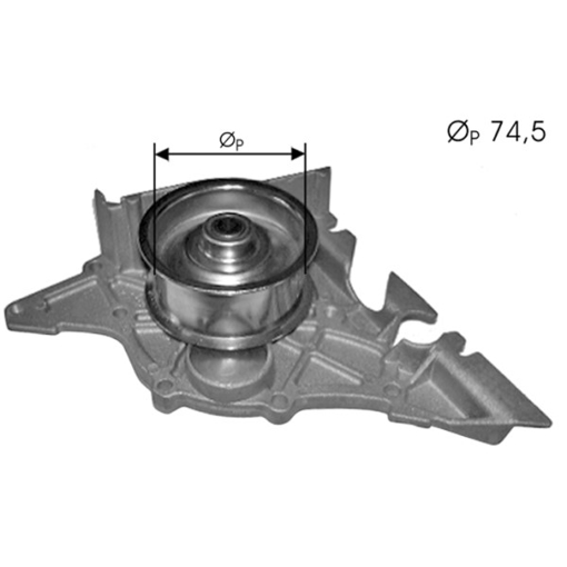Picture of QCP3479 - WATER PUMP - AUDI A6 ARE
